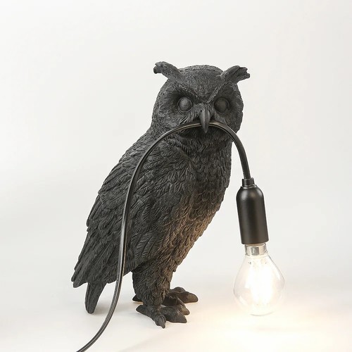 Owl bird table lamp - bird,