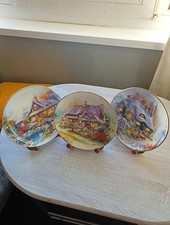 Royal Doulton Franklin Mint Heirloom Recommendation 3 Decorative Plates