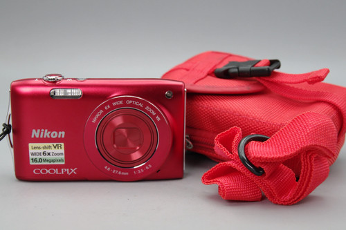 Nikon coolpix s3300 red - s3300,