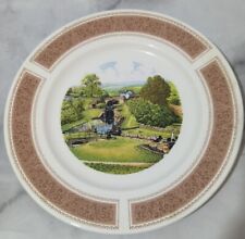 British Canal Scenes Collectors Plate Narrowboat Goodliffe Neale 21cm/8" Locks