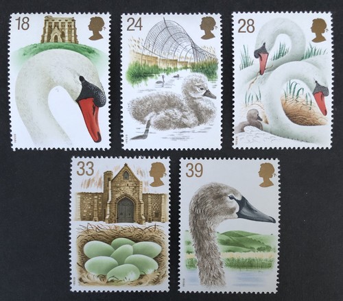 1993 mnh swans abbotsbury - gb,