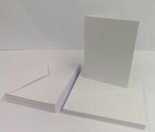 50 A5 WHITE BLANK CARDS 300gsm