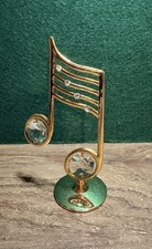 Stunning Crystal Temptations 24k Gold Plated Swarovski crystals musical Ornament