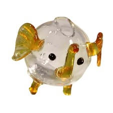 Transparent Glass Piggy Bank