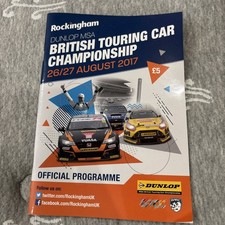 BTCC Rockingham 2017 Programme