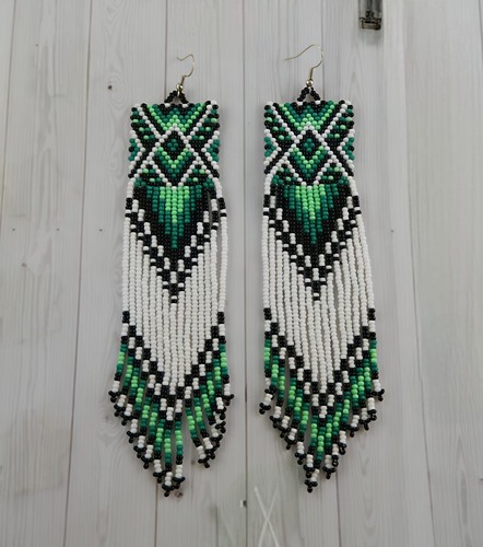 Tribal earrings native large - tribal,