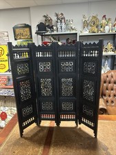 Antique 4 Panel Indian Hand