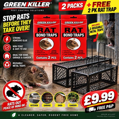 2pc rat catcher spring cage - catcher,