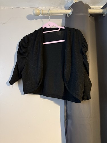 Lovely black sparkly cropped - lovely,