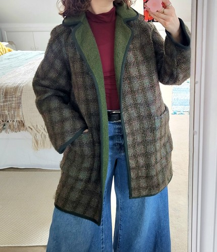 Vintage handmade tweed - , wool