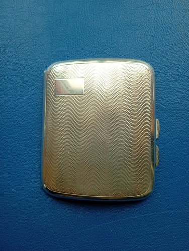 Silver cigarette case sterling - cigarette,