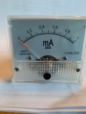 vintage electronics milliamp meter