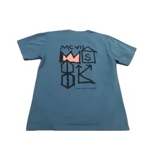 Uniqlo UT Jean Michel Basquiat T-shirt Dinosaur Pocket tee blue men’s Size XS 