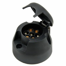 7 PIN 12N Towbar Socket Tow Bar Electrics Caravan Trailer Plastic