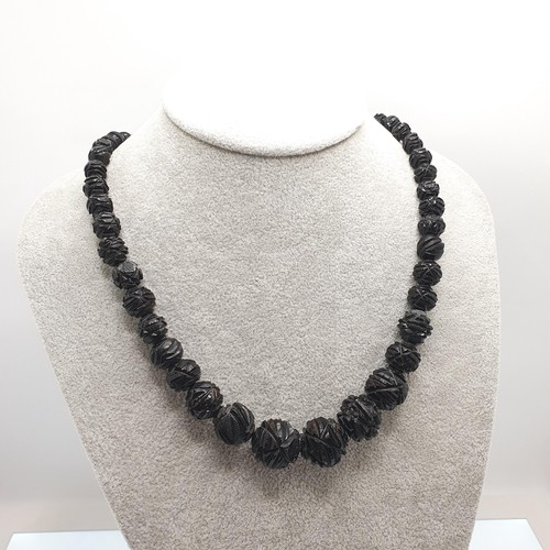 Antique victorian whitby jet - antique,