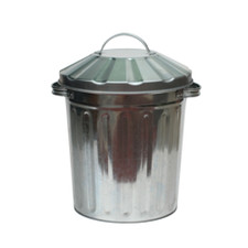 Groundsman Mini Galvanised Bin