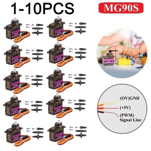 10pcs mg90s mini metal - 1-10pcs, gear
