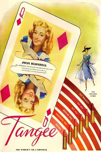 Vintage tangee lipstick poster - tangee,