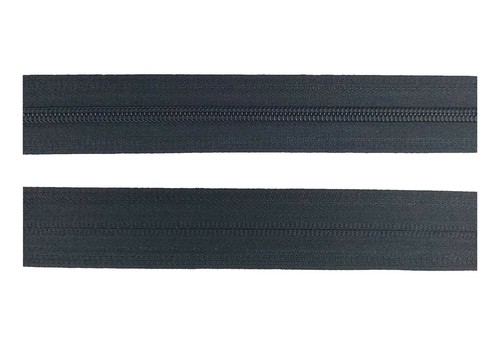 Ykk black chain coil - black, no