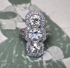 Art Deco Round Lab Created