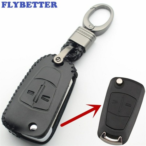 Vauxhall leather key fob - vauxhall, chain