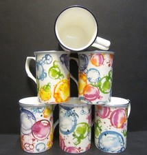 Set Of 8/6/4/2/1 Mugs Bubbles