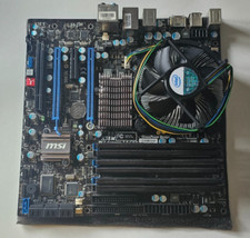 MSI X58M Motherboard LGA1366 DDR3 M-ATX + i7-920 + 12GB Corsair xms3 1600Mhz RAM