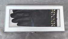 BAILEY & QUINN/DEBENHAMS ladies GLASTONBURY LEATHER GLOVES medium CHOCOLATE bnib