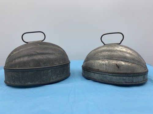 Set antique tin jelly or - tin,