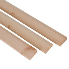Chamfered door architrave - door,