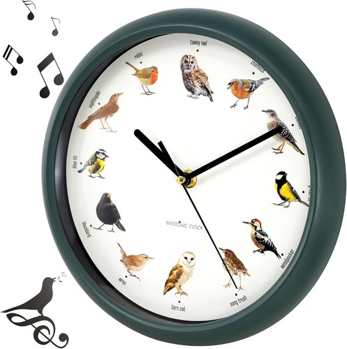 Geezy singing bird wall clock - geezy,
