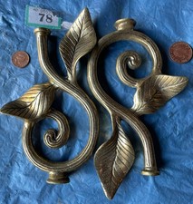 Brass scrolls FLOWERS Pillars