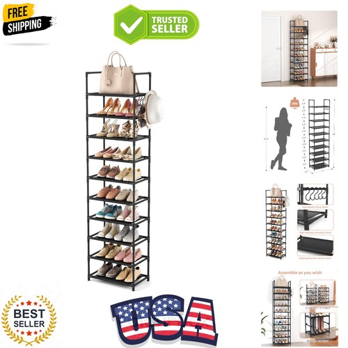 Tiers tall shoe rack - shoe, 20-25