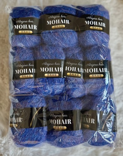 10x 25g skeins lace garn - 10x,