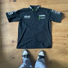 Vintage Black Yamaha Monster Energy Racing Shirt size medium
