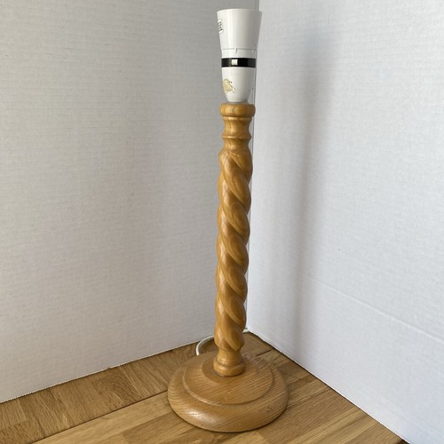 Vintage wooden barley twist - wooden,