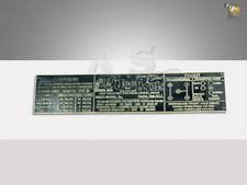 Dash Trans. Caution Brass Made