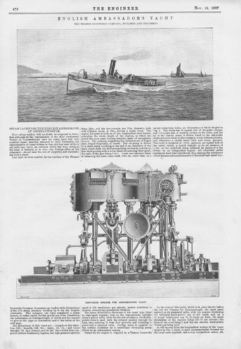 Steam yacht for the english - steam,