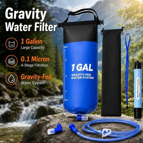 Gallon gravity water filter - 1,