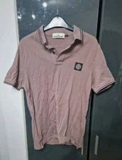 Stone Island - Lilac Polo Shirt - Size Small - Authentic (Certi Logo / QR Code)