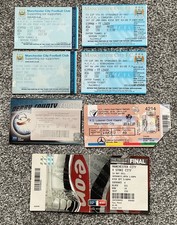 6 Manchester City home and away tickets - inc 2011 FA Cup Final + European Away