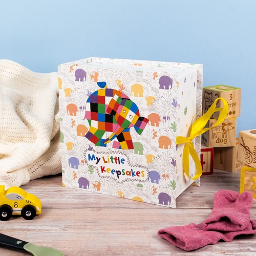 Elmer baby keepsake box - baby,