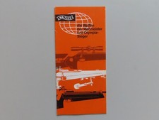 Vintage Walther Sport Air Rifle Advert Booklet, Paperwork Ephemera, LGR-Match