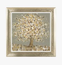 John Lewis Sara Otter 'Golden Glow' Framed Print 70 x 70cm - Blue/Green A