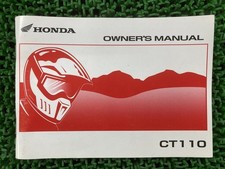 CT110 Parts List Honda Genuine