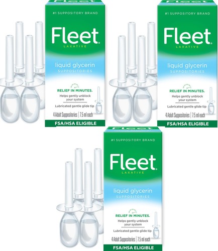 Liquid glycerin suppositories - glycerin,