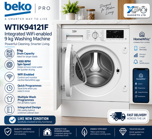 Beko pro wtik94121f - pro, integrated