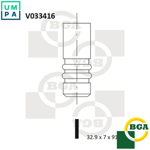 Exhaust valve v033416 - valve, for