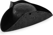 Black Pirate-Hat,Women Tricorn