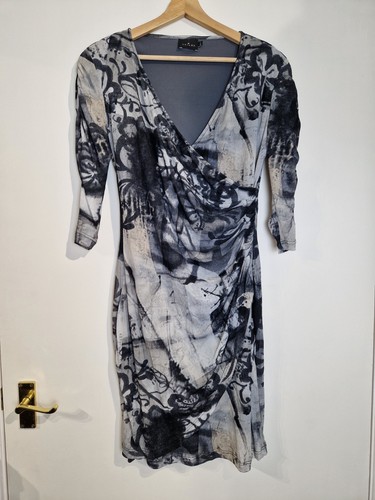 Ariana wrap dress grey - dress,